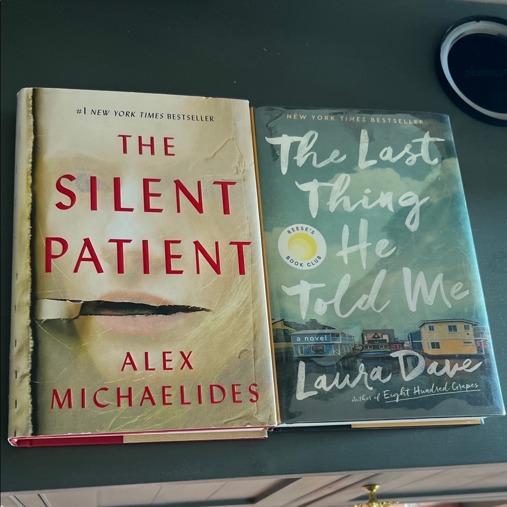 The Silent Patient and The Last Thing He Told Me Book Set